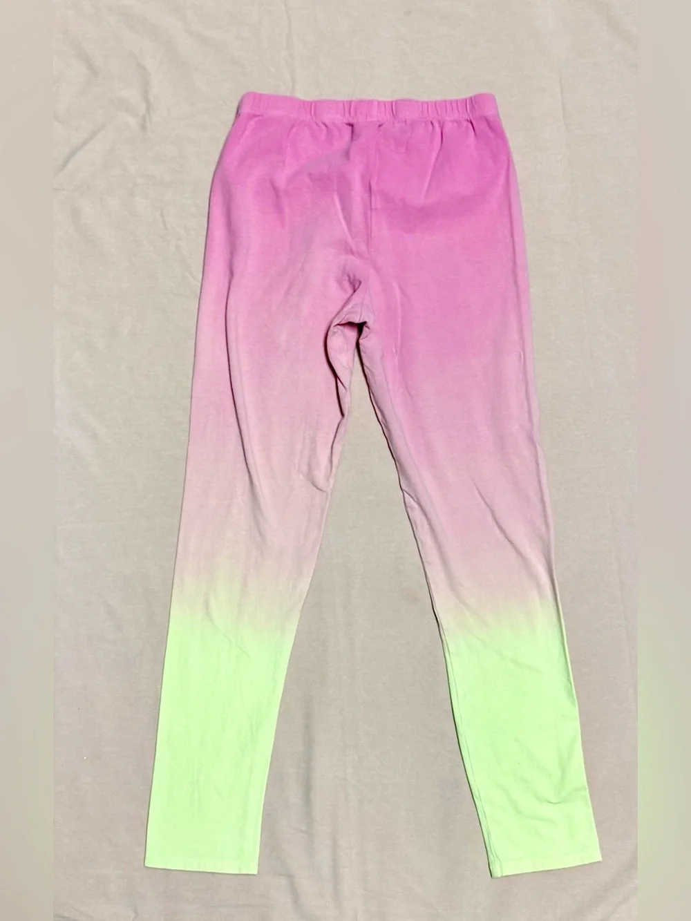 Crown & Ivy Pink Yellow Ombré Hooded Jacket & Leggings Set Girls XL/L